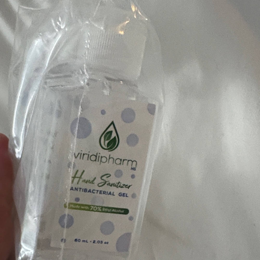 Set of Clear Travel Bottles